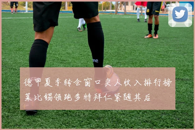德甲夏季转会窗口卖人收入排行榜莱比锡领跑多特拜仁紧随其后